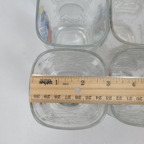 McDonalds Year 2000 Walt Disney World Celebration Collectible Glass Set Of 4 - Picture 8 of 8